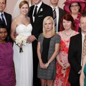 Banana Republic Black and Brown Midi Dress NWT as seen on Angela in The Office